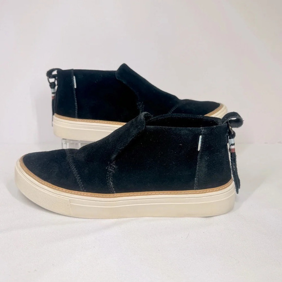 Tom's Women Paxton Water Resistant Black Moccasin Boots Size W 7.5 - Picture 1 of 8